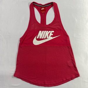 Nike Mesh Racerback Tank Top - Red - Women’s XS